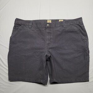RedHead Mens Carpenter Shorts Size 48 Canvas Utility 9" inseam Gray